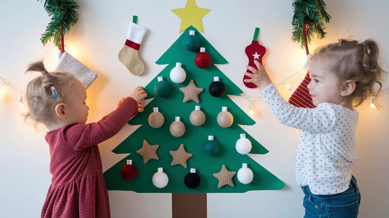Christmas Tree Sticky Wall
