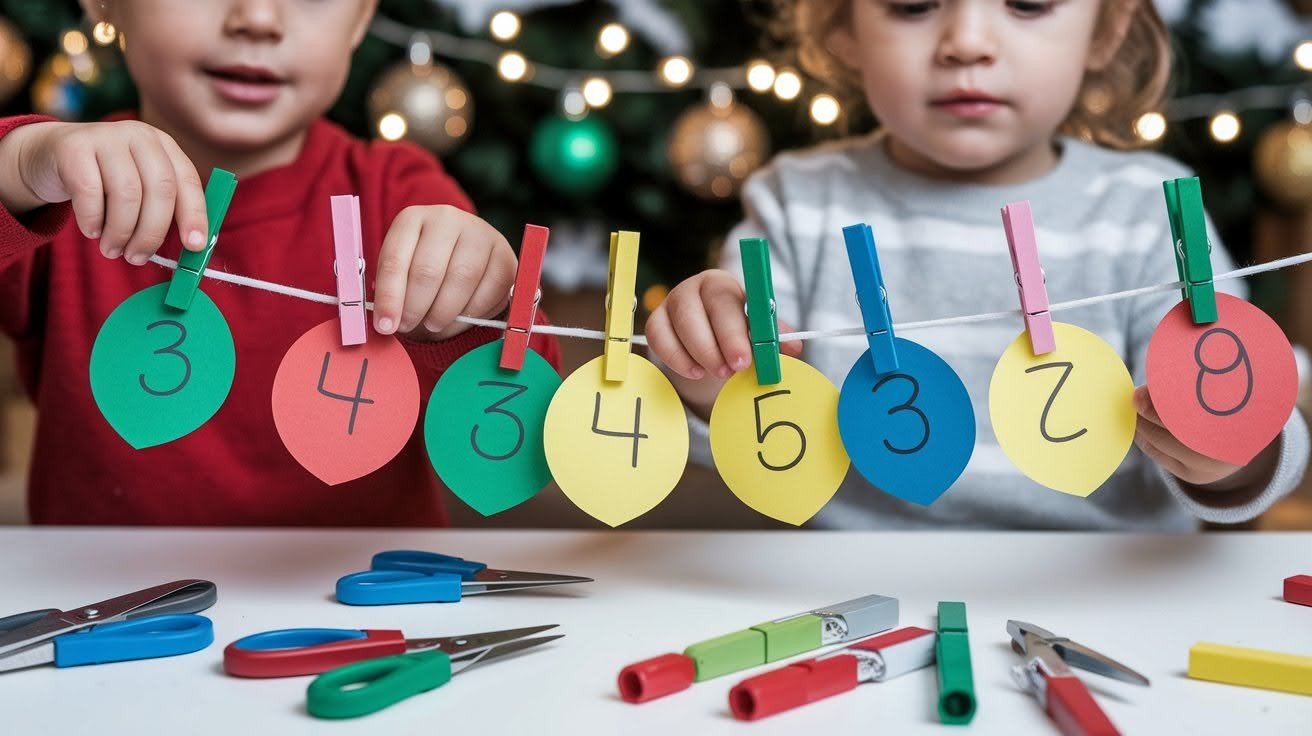 Count and Clip Christmas Lights